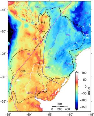 Lithosphere density structure of southeastern South America sedimentary basins from the analysis of residual gravity anomalies